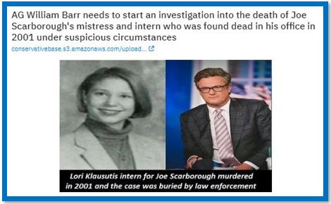 joe scarborough klausutis
