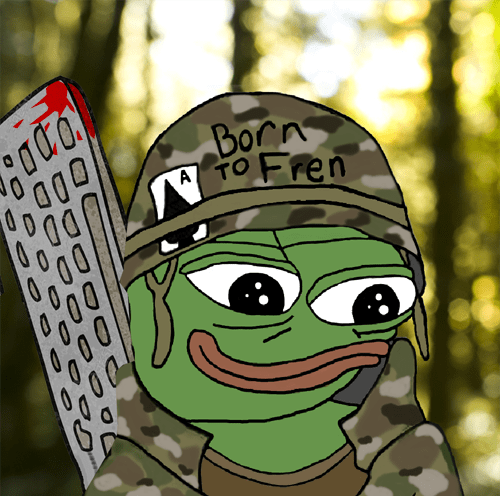 keyboard warrior pepe