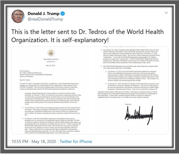 letter WHO Tedros tt