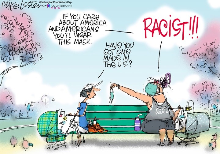 racist mask