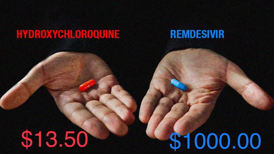 red pill hydroxychloroquine remdesivir
