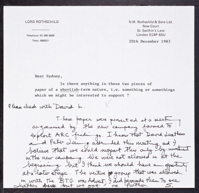 rothschild letter 1