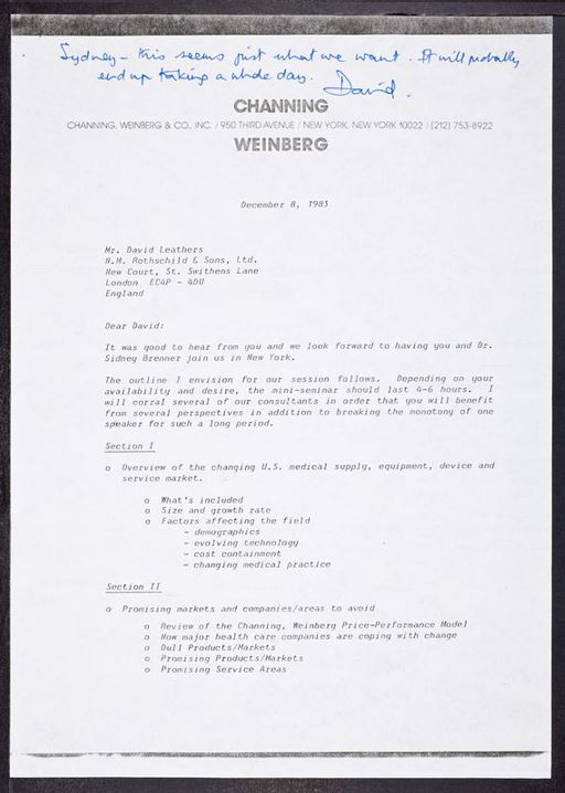 rothschild letter 19