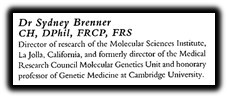 sydney brenner