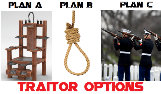 traitor noose hanging