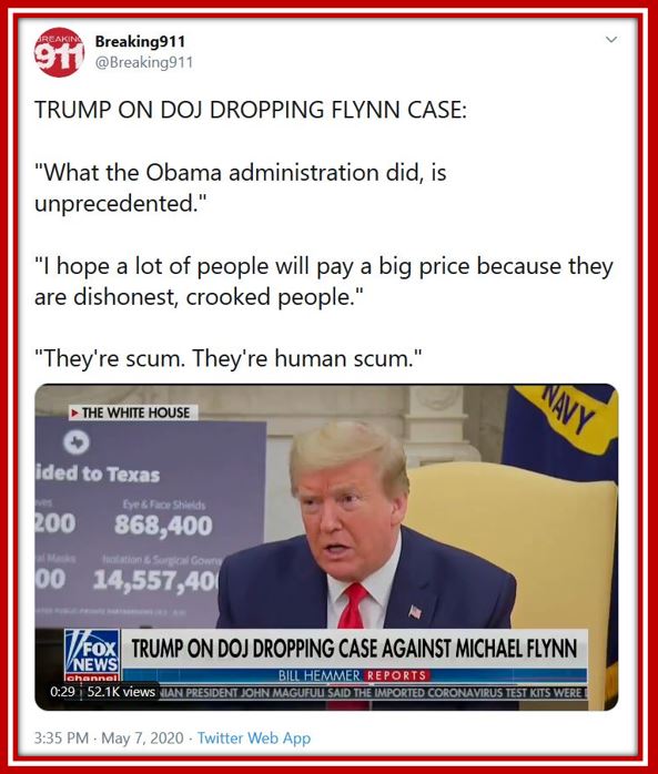 trump flynn doj