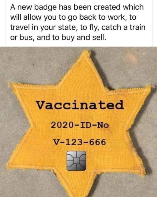vaccinated badge