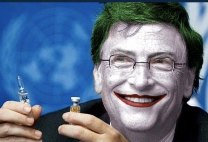 Bill Gates joker vaccine