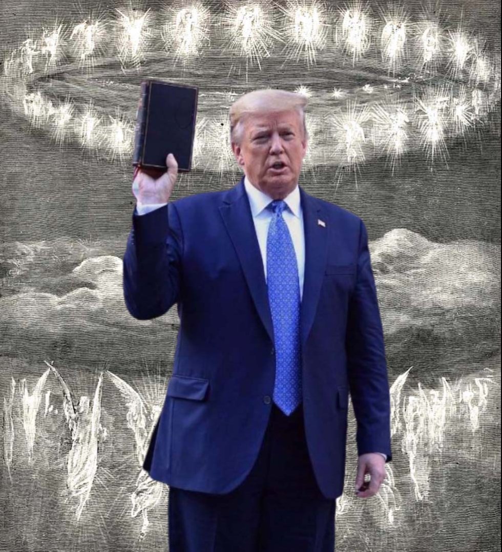 Trump summons the angels
