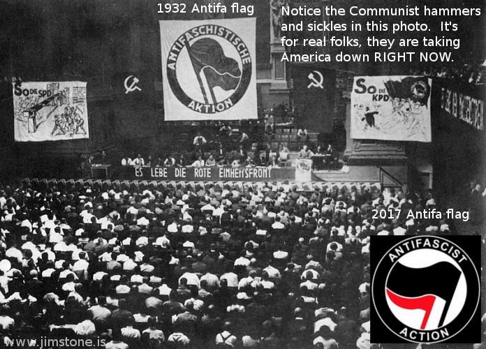 antifa flag