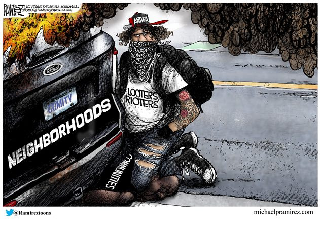 antifa looter