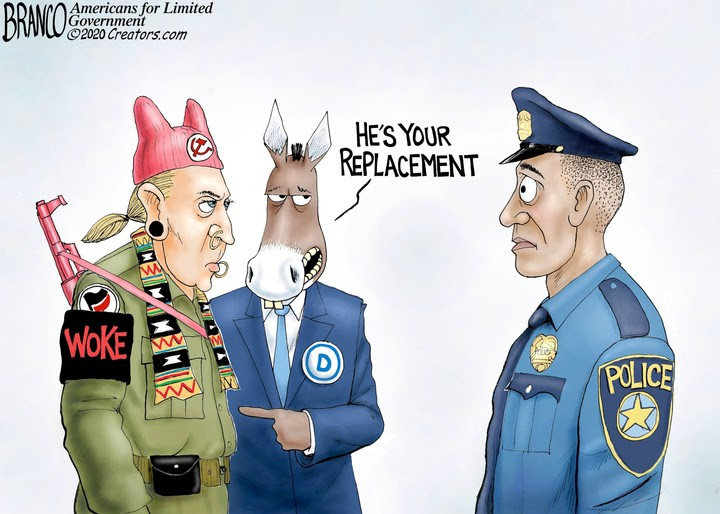 antifa pussy police branco