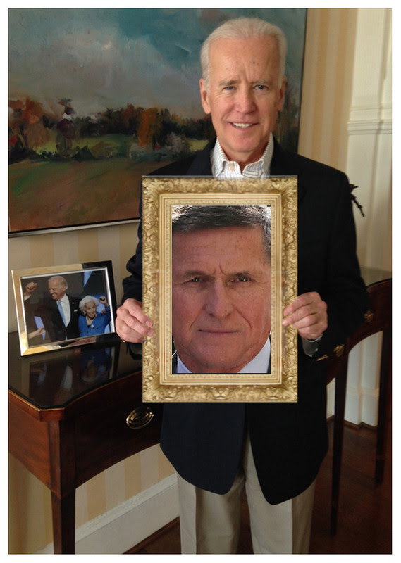biden flynn framed