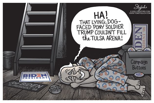 biden in basement