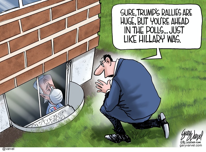 biden in basement