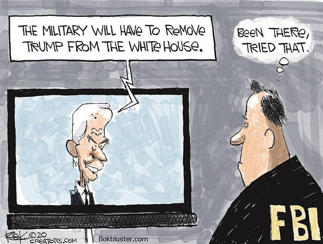biden remove trump with military