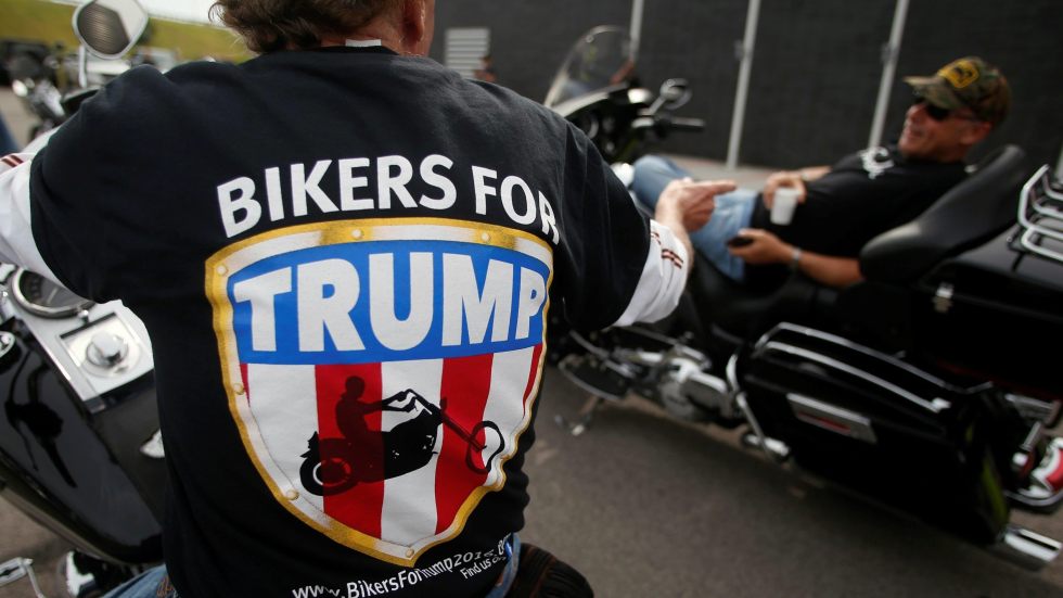 bikers trump