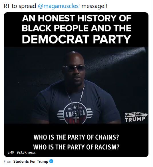 black man message to democrats