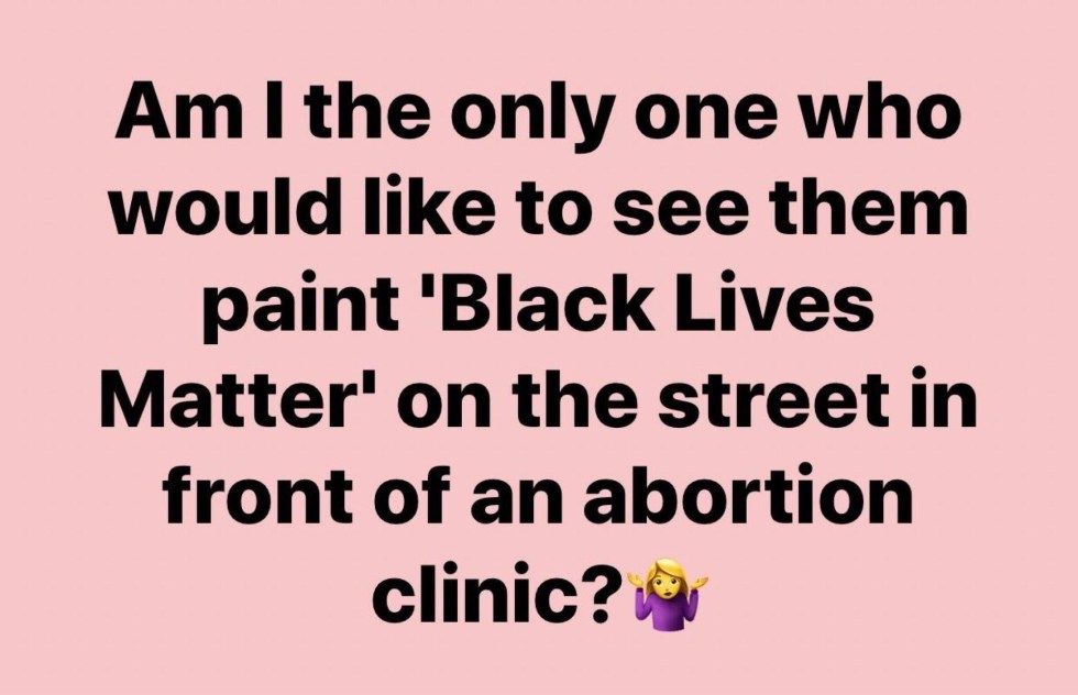 blm sign