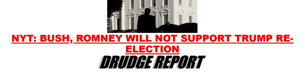 bush romney drudge
