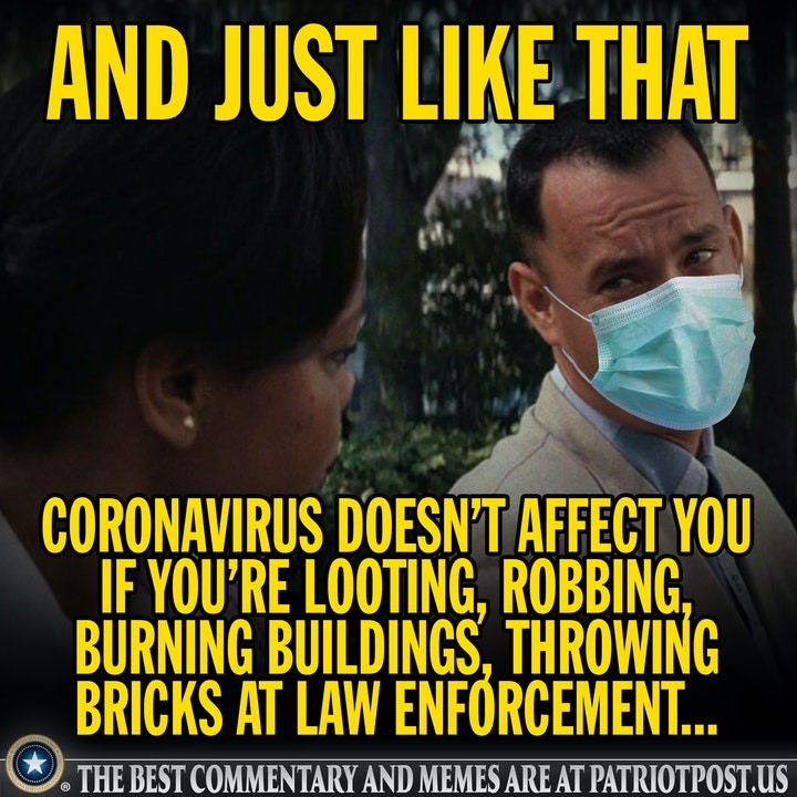 coronavirus looting rioting