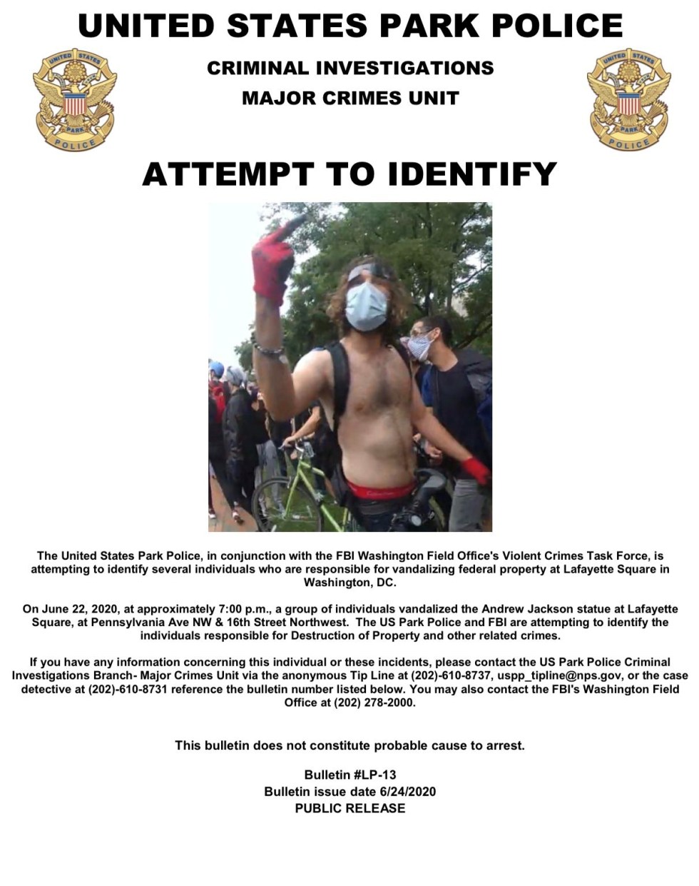 criminal investigation notice