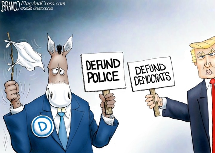 defund police democrats branco