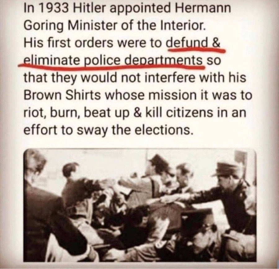 defund police history