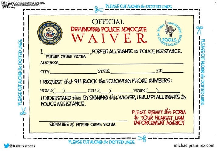defund police waiver