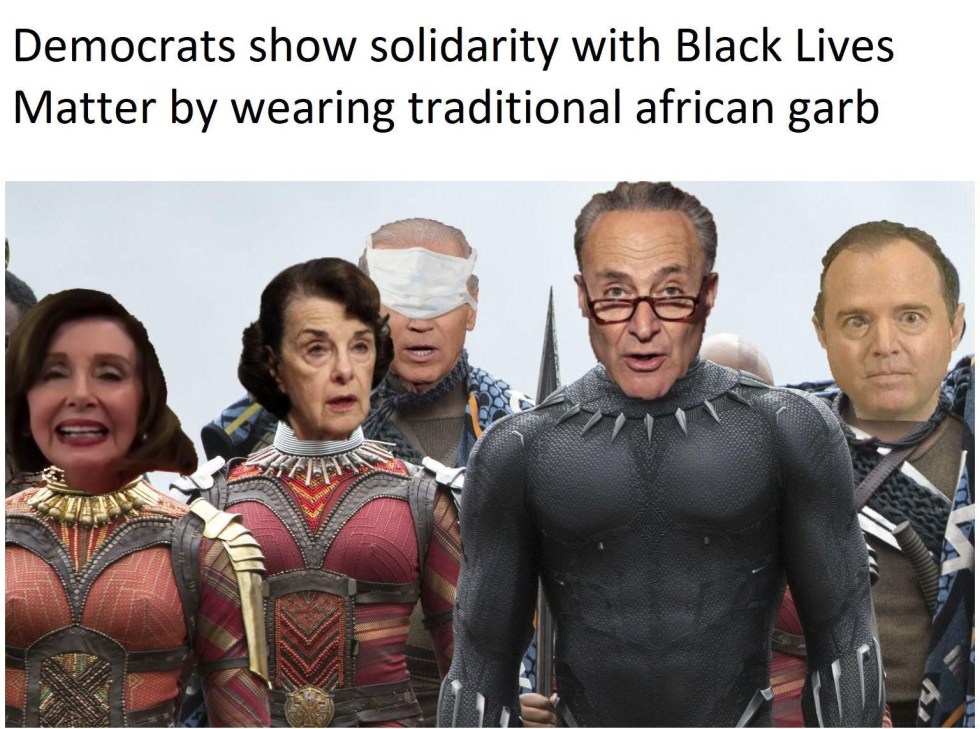 democrats as africans blm