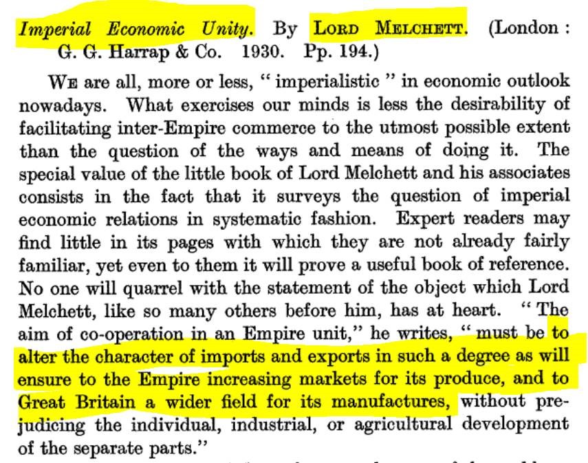 imperial economic unity