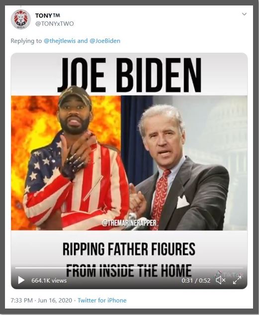 joe biden blm