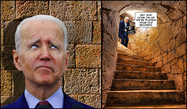 joe biden in basement dungeon