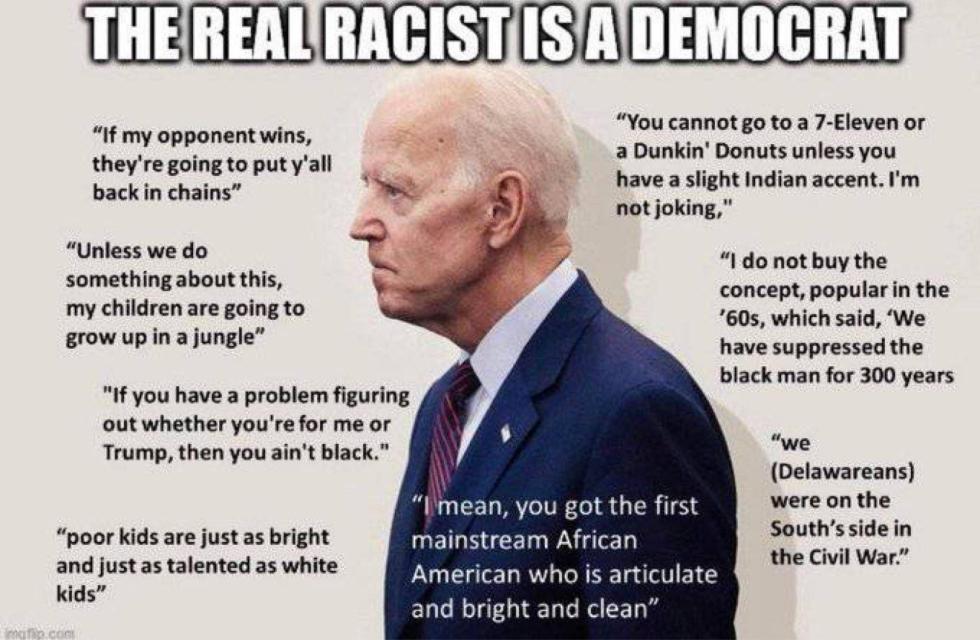joe biden racist
