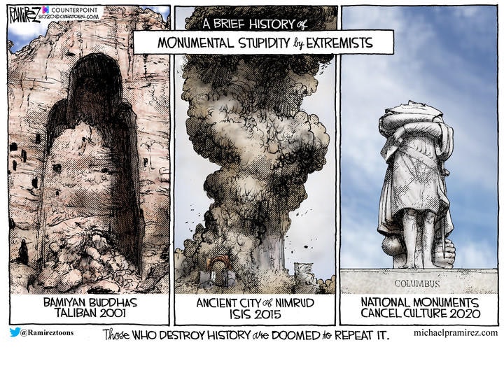 monuments destroy history
