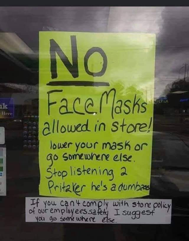 no face mask