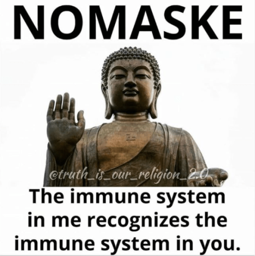 no mask buddha