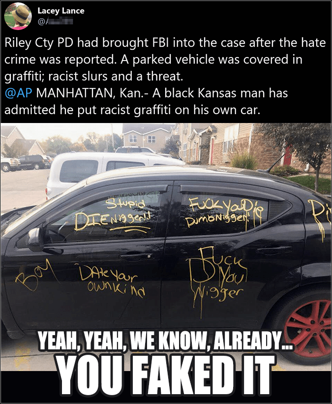 racist car