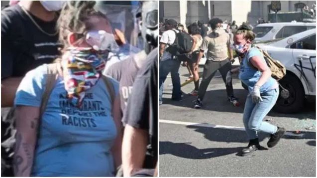 racist white woman