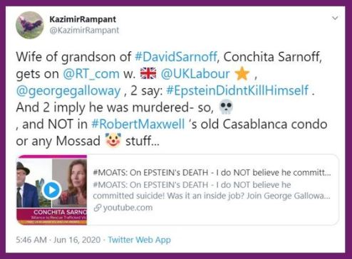 sarnoff grandson