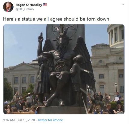 statue of baphomet