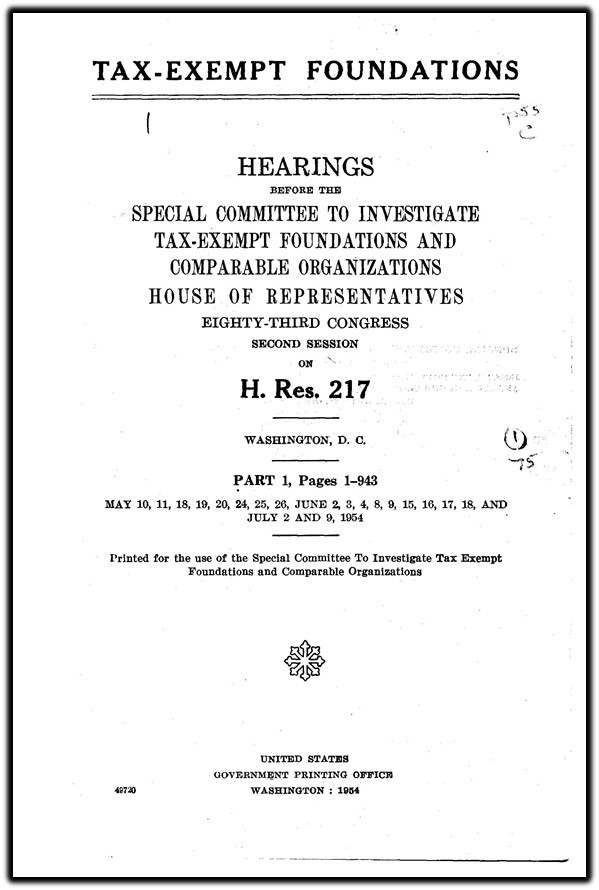 tax-exempt foundations