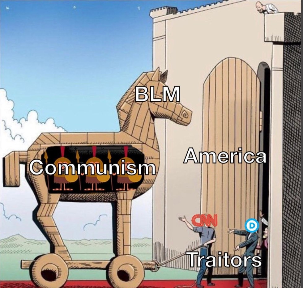 trojan horse communism blm