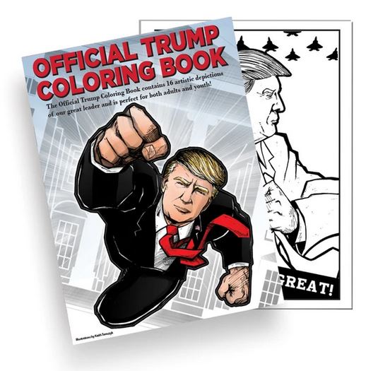 trump coloring book