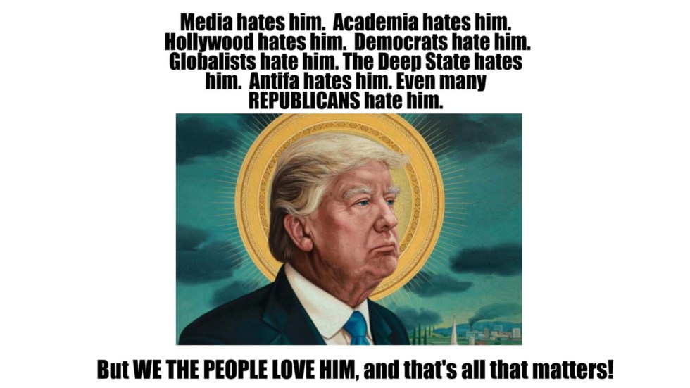 trump is loved