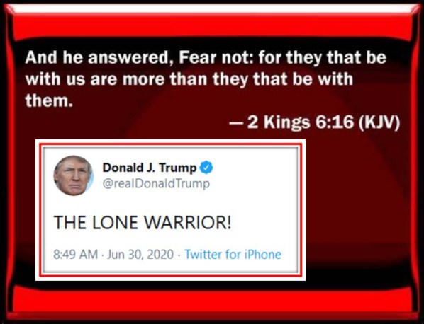 trump lone warrior