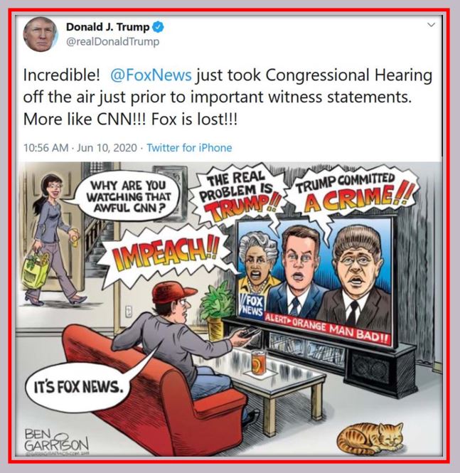 trump on fake fox news