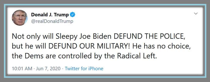tt defund military