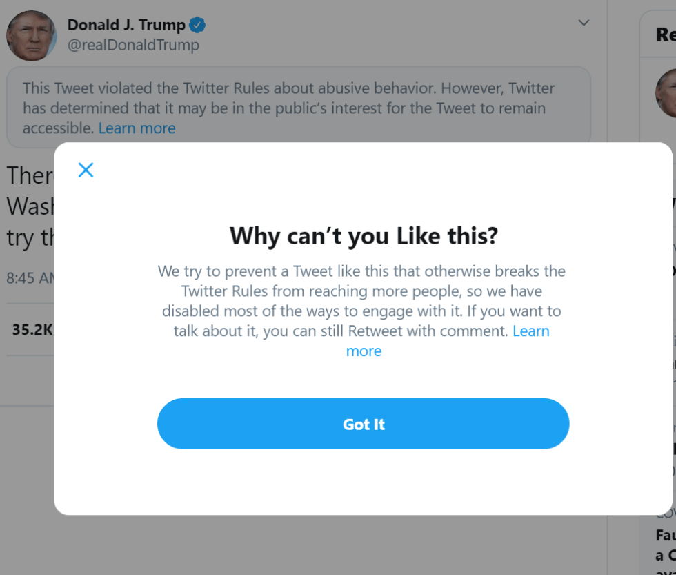 twitter censorship trump