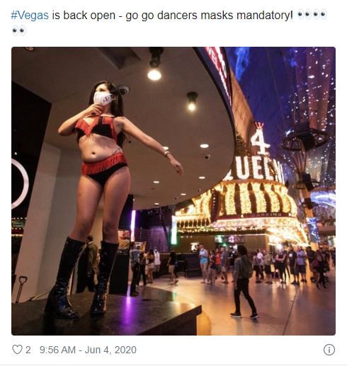 vegas dancer mask